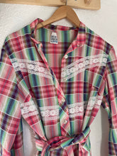 Load image into Gallery viewer, Vintage plaid dress
