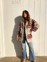 Load image into Gallery viewer, Vintage hand knit fringe cardigan