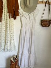 Load image into Gallery viewer, Vintage white eyelet maxi