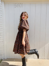 Load image into Gallery viewer, Signature Collection-puff sleeve mini dress