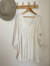 Load image into Gallery viewer, Vintage embroidered cotton mini dress