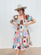 Load image into Gallery viewer, Signature Collection-Quilted patchwork dress
