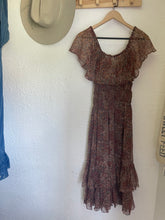 Load image into Gallery viewer, Vintage floral smocked dress