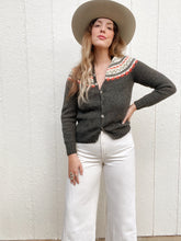 Load image into Gallery viewer, Vintage fair isle cardigan