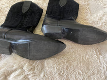 Load image into Gallery viewer, Vintage black cowboy boots