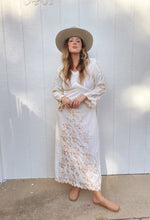 Load image into Gallery viewer, Vintage embroidered maxi dress