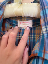 Load image into Gallery viewer, Vintage plaid jumpsuit