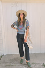 Load image into Gallery viewer, Vintage Indian cotton embroidered top