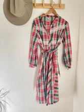 Load image into Gallery viewer, Vintage plaid dress