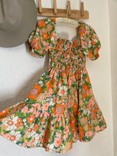 Load image into Gallery viewer, Signature Collection- Puff sleeve mini in 70s floral