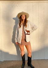 Load image into Gallery viewer, Vintage hand knit deer cowichan