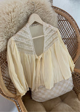 Load image into Gallery viewer, Vintage yellow bed jacket