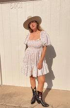 Load image into Gallery viewer, Signature Collection- Puff sleeve mini in rose floral