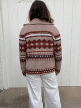 Load image into Gallery viewer, Vintage 70s zip sweater