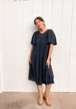 Load image into Gallery viewer, Vintage blue gauze dress