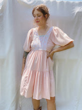Load image into Gallery viewer, Vintage peach gauze dress