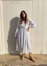 Load image into Gallery viewer, Vintage cotton lace dress