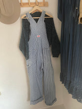 Load image into Gallery viewer, Vintage Railroad stripe overalls