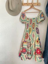 Load image into Gallery viewer, Signature Collection-Quilted flower garden dress