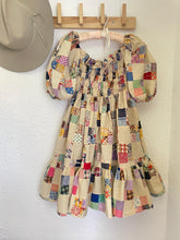 Load image into Gallery viewer, Signature Collection-puff sleeve quilted dress
