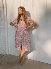 Load image into Gallery viewer, Vintage 50s/60s floral dress