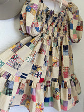 Load image into Gallery viewer, Signature Collection-puff sleeve quilted dress