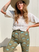 Load image into Gallery viewer, Vintage butterfly pants