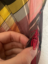 Load image into Gallery viewer, Vintage 1940s plaid dress