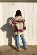 Load image into Gallery viewer, Vintage hand knit fringe cardigan