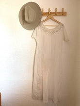 Load image into Gallery viewer, Vintage antique crochet cotton dress