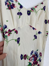 Load image into Gallery viewer, Vintage floral slip dress