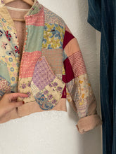 Load image into Gallery viewer, Signature Collection - cropped collared quilt coat