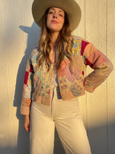 Load image into Gallery viewer, Signature Collection - cropped collared quilt coat