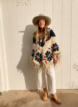 Load image into Gallery viewer, Vintage wool poncho