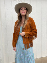 Load image into Gallery viewer, Vintage fringe jacket