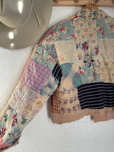 Load image into Gallery viewer, Signature Collection - cropped collared quilt coat
