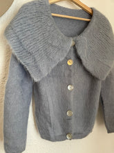 Load image into Gallery viewer, Vintage collared mohair cardigan