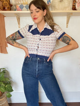Load image into Gallery viewer, Vintage knit crop top