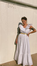 Load image into Gallery viewer, Vintage white eyelet maxi