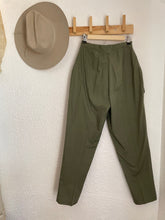 Load image into Gallery viewer, Vintage green trouser
