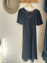Load image into Gallery viewer, Vintage blue gauze dress