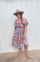 Load image into Gallery viewer, Signature Collection-Quilted purple maxi dress