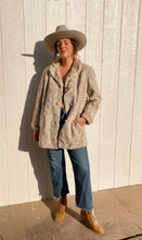 Load image into Gallery viewer, Vintage cream teddy coat