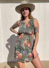 Load image into Gallery viewer, Vintage smocked mini dress