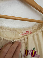 Load image into Gallery viewer, Vintage 70s Mexican cotton dress