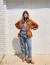 Load image into Gallery viewer, Vintage stripe overalls