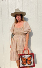 Load image into Gallery viewer, Signature Collection-Vintage floral puff sleeve dress