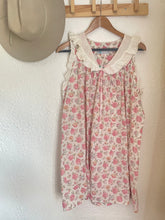 Load image into Gallery viewer, Vintage pink floral mini dress
