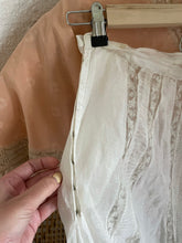 Load image into Gallery viewer, Vintage Edwardian lace skirt