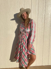 Load image into Gallery viewer, Vintage plaid dress